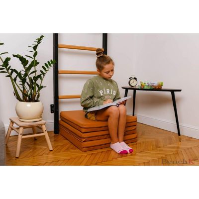 68. GYMNASTIC MATTRESS FOLDABLE BROWN 180CM BENCHK