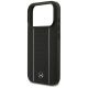 6. Mercedes Leather Star Pattern Stripes MagSafe Case for iPhone 17 Pro - Black