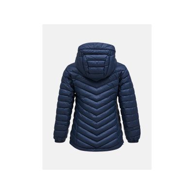 7. Peak Performance W Frost Down Hood Jacket Navy Blue
