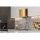 3. MAAN Ponza Mini WPB 430 Cooker Hood, Glossy Gold