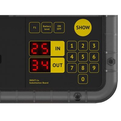 2. Electronic player substitution board - double-sided