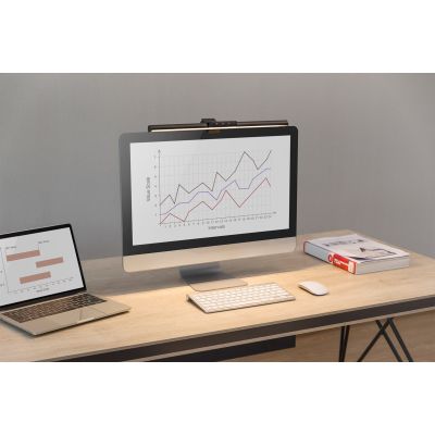 3. Digitus LED Monitor Lamp with Clamp Mount