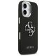 12. Guess Grained Big 4G Classic Logo case for iPhone 17 - black