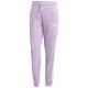 8. adidas Essentials 3-Stripes Fleece Slim Women's Pants Pink JY3097