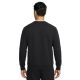 3. Nike Air Men's Fleece Crew-Neck Black Sweatshirt - HM0177-010
