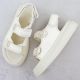 4. Women's cream platform sandals Potocki PY16337