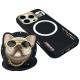 3. Nimmy Glasses Cool Dog MagSafe Case for iPhone 16 Pro - Black