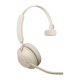 4. Jabra Evolve2 65 MS Mono Link380c Wireless Over-Ear Headphones, Beige + Stand