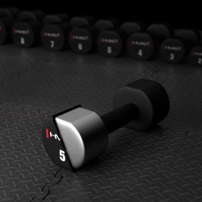 5. HPT05 2 x 5 KG POLYURETHANE TPU HMS DUMBS