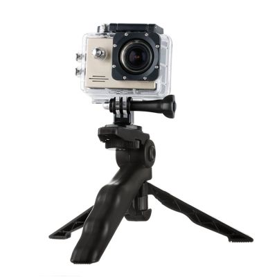3. Mount with a mini tripod for GoPro SJCAM action cameras black