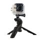 3. Mount with a mini tripod for GoPro SJCAM action cameras black