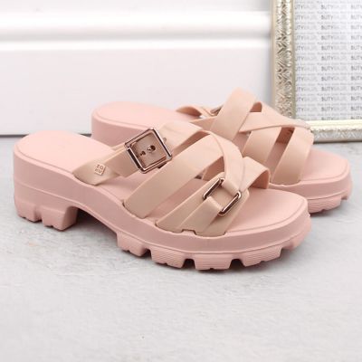 5. Zaxy fragrant nude heeled flip-flops W NN285044 INT2009B