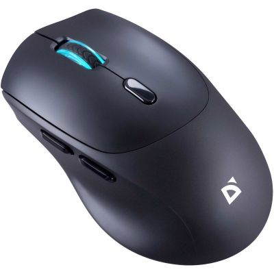 7. DEFENDER EFFECT X MS-095 RF BLACK MOUSE 1600 dpi 6P