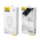 5. Dudao A20EU USB-A 18W wall charger - white + USB-A - USB-C cable