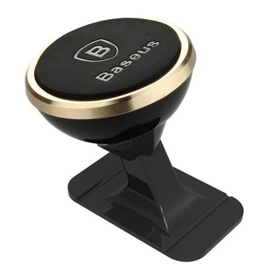 4. Baseus 360º magnetic cockpit car holder (Overseas Edition) - gold