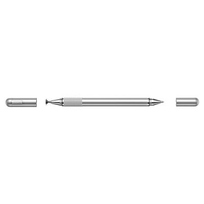 4. Baseus Golden Cudgel ACPCL-0S double-sided stylus for tablets, phones with gel pen - silver