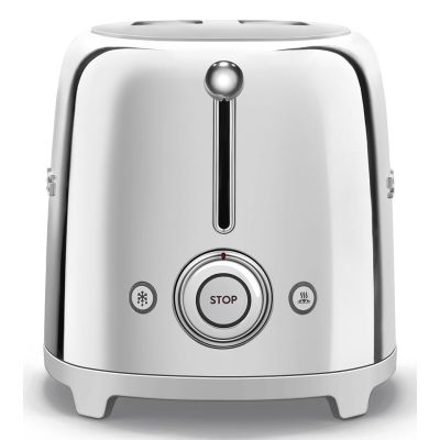 6. Smeg TSF01SSEU 2-slice toaster, chrome finish