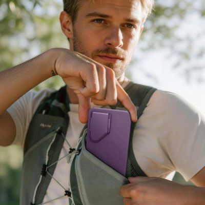 7. Tech-Protect Kevlar Aura MagSafe Case for Samsung Galaxy S26 Ultra - Purple