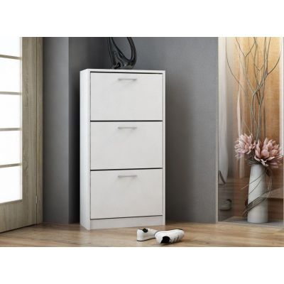 4. PAULA WHITE SHOE CABINET