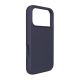 Puro Icon Mag Pro Liquid Silicone Case for iPhone 17 Pro, MagSafe Compatible, with Camera Protection and Aluminum Buttons - Dark Blue