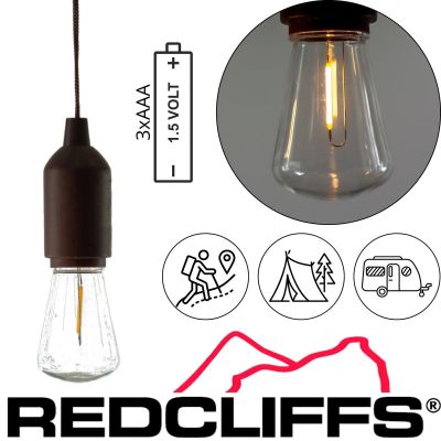 7. REDCLIFFS BATTERY-POWERED CAMPING BULB LAMP MODEL 2