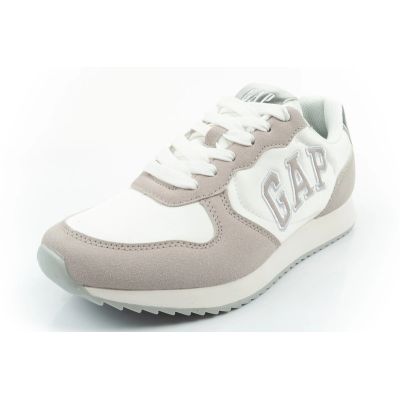 3. Gap women's sports shoes Nashville Arch Logo sneakers fashionable comfortable white beige