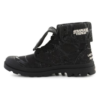 4. Palladium Stranger Things BAGGY HOPPER TUNNELS Men's 04625-008-M Black