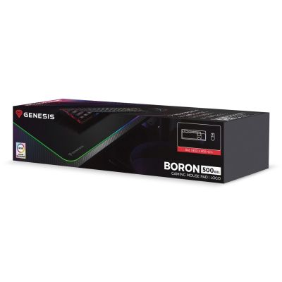 3. GENESIS Boron 500 XXL RGB Gaming Mousepad Black