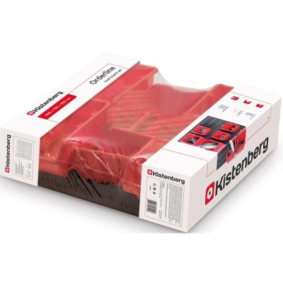 41. WORKSHOP BOARD WITH A SET OF CONTAINERS ORDERLINE KISTENBERG