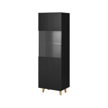 PAFOS display cabinet 60x40x182 black matt