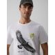 3. Men's regular printed T-shirt 4F 4FKAW26TTSHM4499-10S