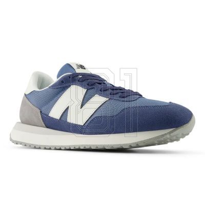 5. Men's New Balance 237 Suede Sneakers Blue (MS237LBW)
