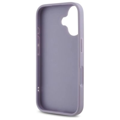 7. Guess Quilted Metal Logo case for iPhone 16 - light purple