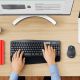 9. Logitech MK850 Performance Keyboard Mouse Included Universal RF Wireless + Bluetooth QWERTZ German Black