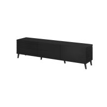 NOVA TV cabinet 186x40x48 black matt