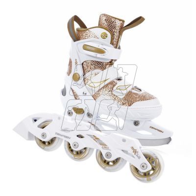 Skates, roller skates Tempish Enbo Duo Girl Gold Jr 13000008259