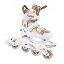 Skates, roller skates Tempish Enbo Duo Girl Gold Jr 13000008259