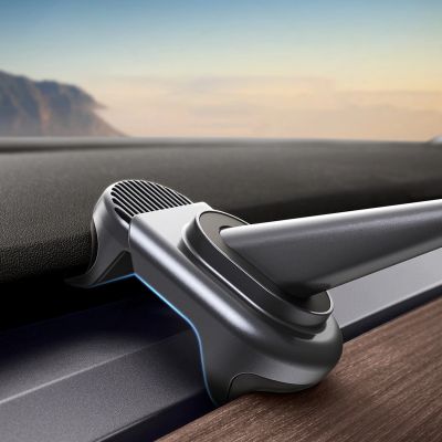 17. Electric car holder with solar panel for Tesla Model 3 / Y Baseus T-Space - black