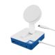 3. Hyper HyperDrive Flex MagCharge USB-C Hub, White/Blue