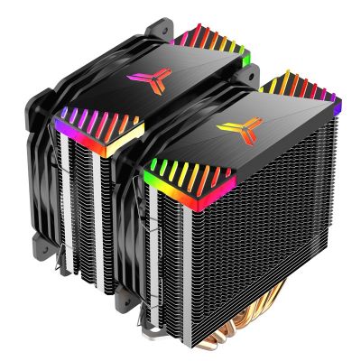 7. Jonsbo CR-2000GT CPU cooler with radiator and 12 cm fan, black, 1 pc.