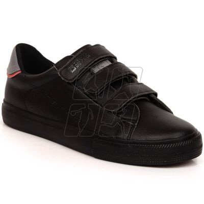 2. Sneakers made of ecological leather with Velcro Big Star W INT1843B black