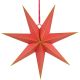 2. PAPER STAR DECORATION 45 CM, 7-POINTED, RED, SASKA GIFT & DECOR
