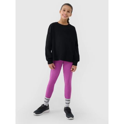 3. Longsleeve oversize smooth girls 4F 4FJWSS25TLONF377-20S