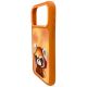 4. Nimmy Big Eyed Pet 2.0 Raccoon case for iPhone 17 Pro Max - orange