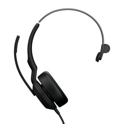 Jabra Evolve2 50 Headset Wired Headband Office/Call Center USB Type-C / USB Type-A Bluetooth Black