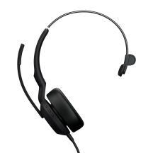 Jabra Evolve2 50 Headset Wired Headband Office/Call Center USB Type-C / USB Type-A Bluetooth Black