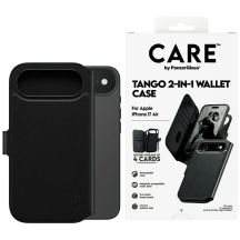 CARE by PanzerGlass Feature Tango 2in1 Wallet Case MagSafe for iPhone Air - Black