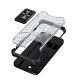 2. Crystal Ring Case Kickstand Tough Rugged Cover for iPhone 13 black