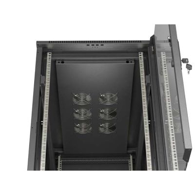 11. Lanberg FF01-6222-12B 22U Rack Freestanding Rack Black