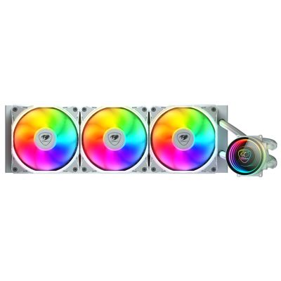 Liquid cooling COUGAR DISS A LIQUIDO COUGAR 3MPSD360W POSEIDON ELITE ARGB 360 WHITE 392x121x27mm SKT 115x-1200-1700-1366-AM5-AM4-FM2-FM1-AM3 ARGB